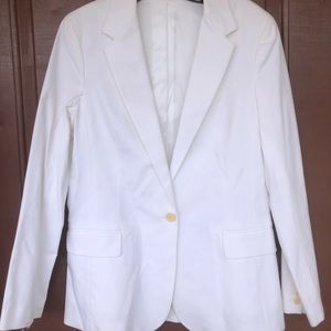Theory White Blazer